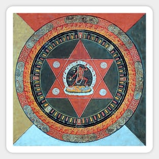 Tantric Tradition Thangka Sticker